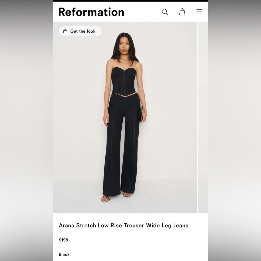 Reformation NWT Arana Jeans
